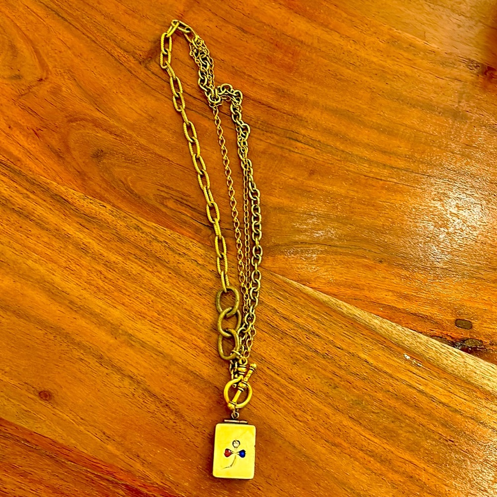 Ex Voto vintage locket and necklace
